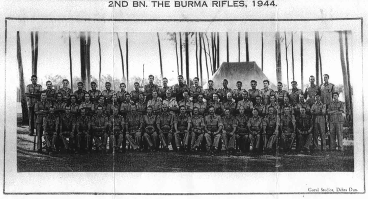 Officers of the 2nd Burma Rifles 1944