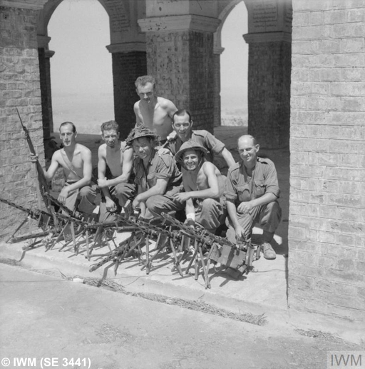 Men of the 2nd Royal Berkshire Regiment, Mandalay Hill 1945