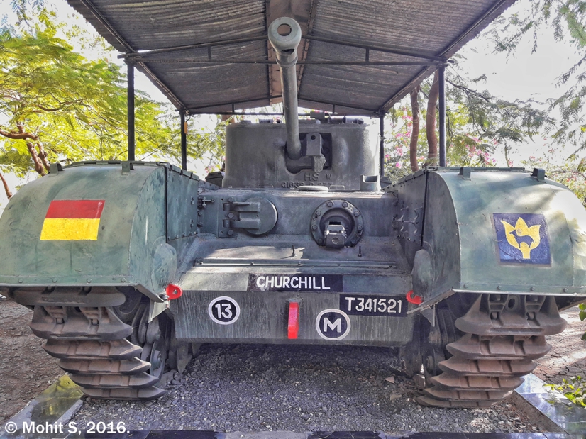 Churchill Mk VII - Cavalry Tank Museum, Ahmednagar