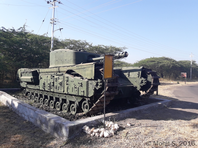 Churchill Mk X - Cavalry Tank Museum, Ahmednagar