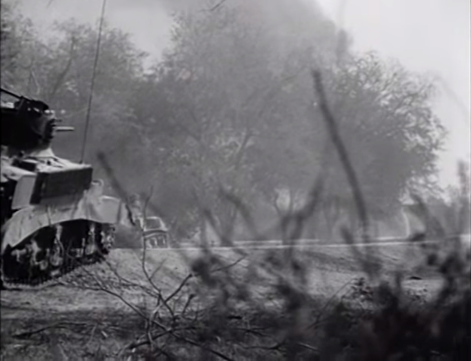 Stuart tanks move up to attack Fort Dufferin, 10th March 1945