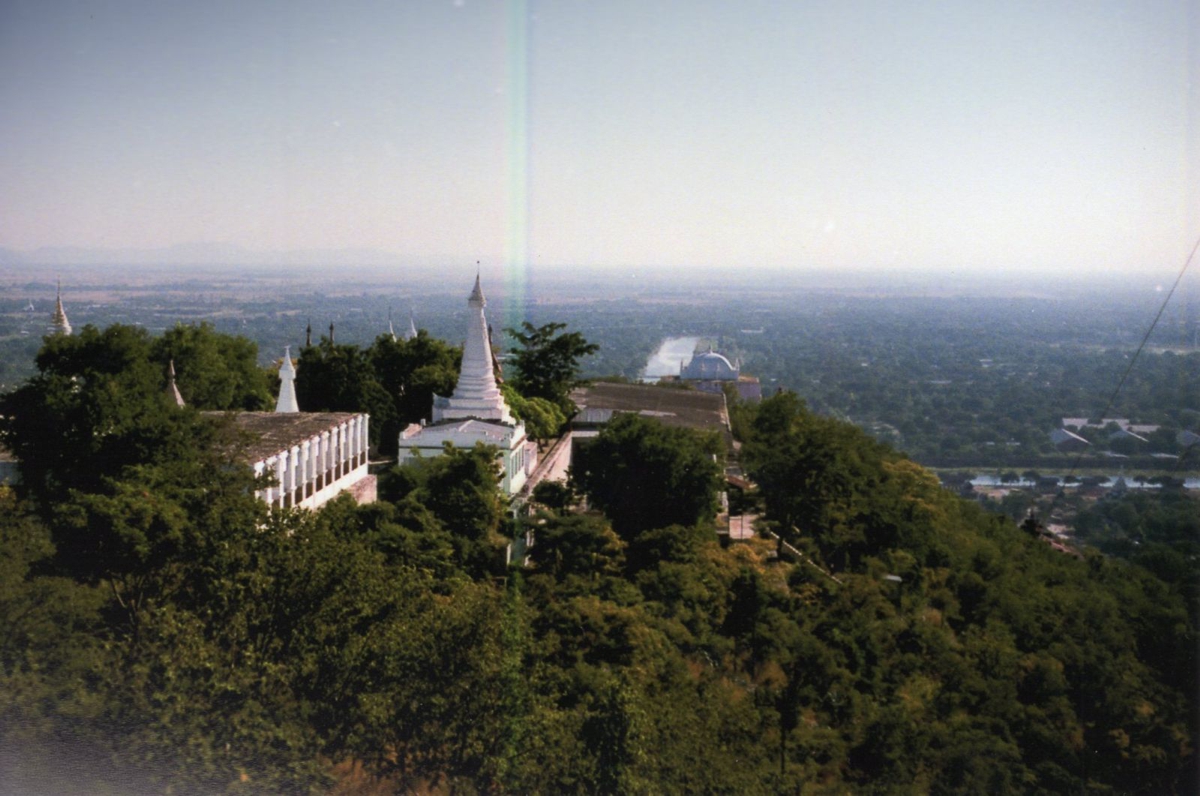 Pagodas on Mandalay Hill