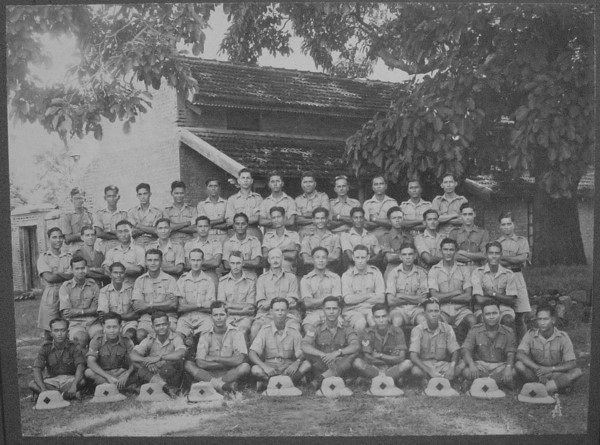 Officers and men of the 3rd L.A.A. Battery, B.A.F.