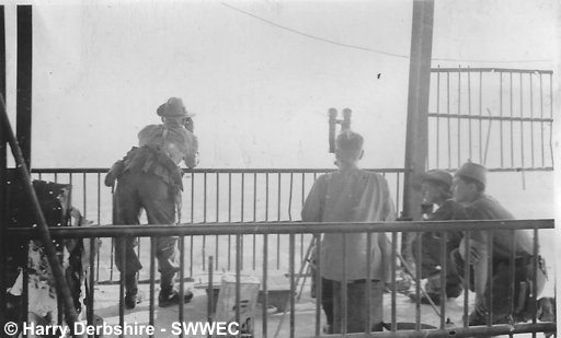 Observation party on Mandalay Hill 1945