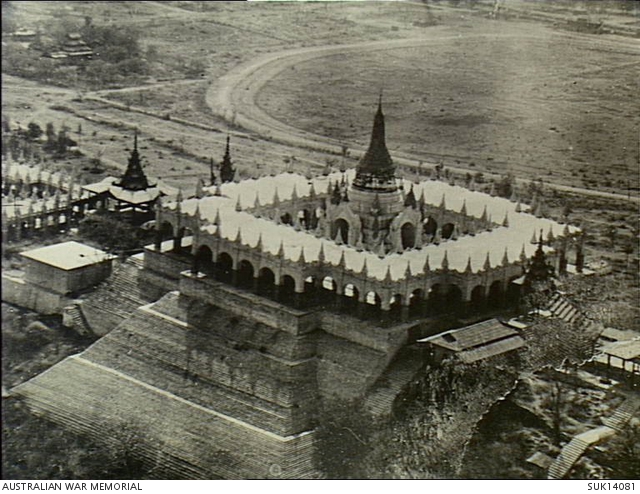 The 'Big Pagoda' on Mandalay Hill 1945