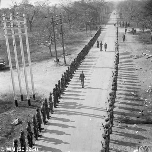 Guard of honour, Mandalay 1945